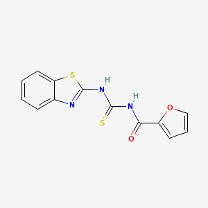 N-(1,3-benzothiazol-2-ylcarbamothioyl)furan-2-carboxamide