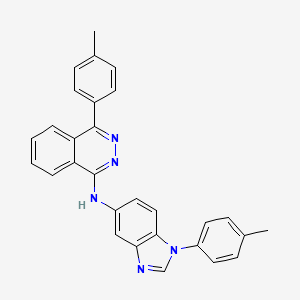 1-(4-methylphenyl)-N-[(1E)-4-(4-methylphenyl)phthalazin-1(2H)-ylidene]-1H-benzimidazol-5-amine