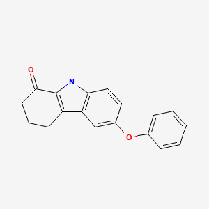 9-Methyl-6-phenoxy-2,3,4,9-tetrahydro-1H-carbazol-1-one