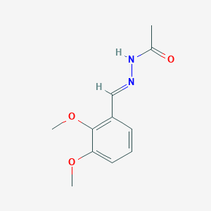 N'-[(E)-(2,3-dimethoxyphenyl)methylidene]acetohydrazide