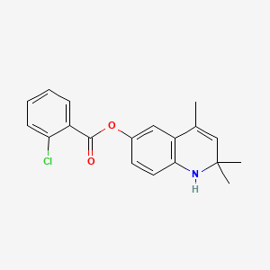 2,2,4-Trimethyl-1,2-dihydroquinolin-6-yl 2-chlorobenzoate