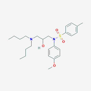 N-[3-(dibutylamino)-2-hydroxypropyl]-N-(4-methoxyphenyl)-4-methylbenzenesulfonamide