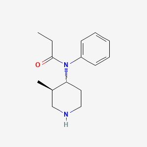 molecular formula C15H22N2O B1164624 (+/-)-反式-3-甲基去甲芬太尼 CAS No. 33794-43-3