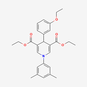 Diethyl 1-(3,5-dimethylphenyl)-4-(3-ethoxyphenyl)-1,4-dihydropyridine-3,5-dicarboxylate