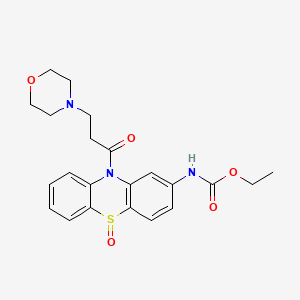 ethyl {10-[3-(morpholin-4-yl)propanoyl]-5-oxido-10H-phenothiazin-2-yl}carbamate