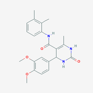 6-(3,4-dimethoxyphenyl)-N-(2,3-dimethylphenyl)-2-hydroxy-4-methyl-1,6-dihydropyrimidine-5-carboxamide