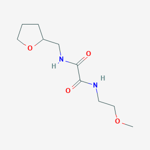 N-(2-methoxyethyl)-N'-(tetrahydrofuran-2-ylmethyl)ethanediamide