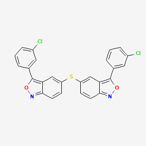 Bis(3-(3-chlorophenyl)benzo[c]isoxazol-5-yl)sulfane