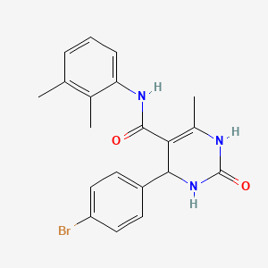 6-(4-bromophenyl)-N-(2,3-dimethylphenyl)-2-hydroxy-4-methyl-1,6-dihydropyrimidine-5-carboxamide