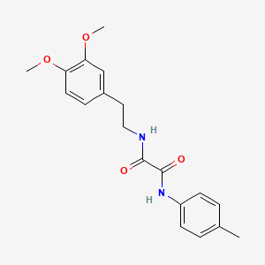 N-[2-(3,4-dimethoxyphenyl)ethyl]-N'-(4-methylphenyl)ethanediamide