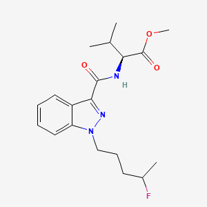 molecular formula C19H26FN3O3 B1164696 甲基（1-（4-氟戊基）-1H-吲唑-3-羰基）-L-缬氨酸酯 