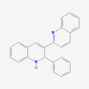 molecular formula C24H18N2 B11647066 2'-Phenyl-1',2'-dihydro-2,3'-biquinoline 