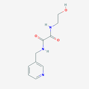 molecular formula C10H13N3O3 B11647079 N-(2-hydroxyethyl)-N'-(pyridin-3-ylmethyl)ethanediamide 