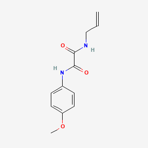 molecular formula C12H14N2O3 B11647233 N-(4-methoxyphenyl)-N'-(prop-2-en-1-yl)ethanediamide 