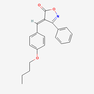 (4E)-4-(4-butoxybenzylidene)-3-phenyl-1,2-oxazol-5(4H)-one