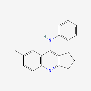 7-methyl-N-phenyl-2,3-dihydro-1H-cyclopenta[b]quinolin-9-amine