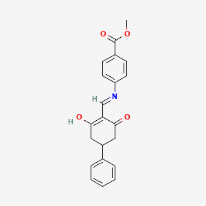 Methyl 4-{[(2,6-dioxo-4-phenylcyclohexylidene)methyl]amino}benzoate