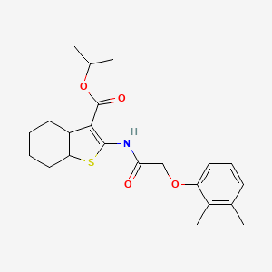 Propan-2-yl 2-{[(2,3-dimethylphenoxy)acetyl]amino}-4,5,6,7-tetrahydro-1-benzothiophene-3-carboxylate