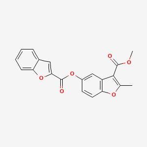 Methyl 5-(1-benzofuran-2-carbonyloxy)-2-methyl-1-benzofuran-3-carboxylate