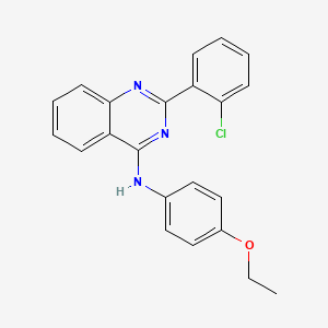 2-(2-chlorophenyl)-N-(4-ethoxyphenyl)quinazolin-4-amine