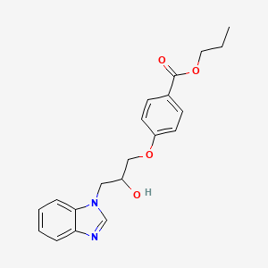 propyl 4-[3-(1H-benzimidazol-1-yl)-2-hydroxypropoxy]benzoate