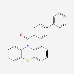 10H-Phenothiazine, 10-([1,1'-biphenyl]-4-ylcarbonyl)-