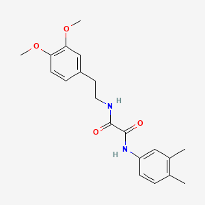 N-[2-(3,4-dimethoxyphenyl)ethyl]-N'-(3,4-dimethylphenyl)ethanediamide