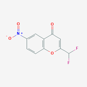 2-(difluoromethyl)-6-nitro-4H-chromen-4-one