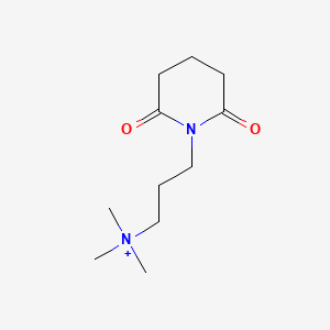 3-(2,6-dioxopiperidin-1-yl)-N,N,N-trimethylpropan-1-aminium