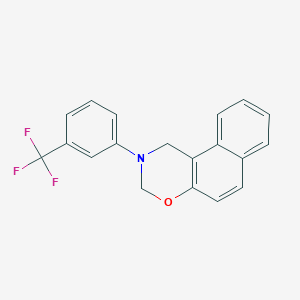 2-[3-(trifluoromethyl)phenyl]-2,3-dihydro-1H-naphtho[1,2-e][1,3]oxazine