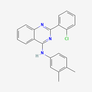 2-(2-chlorophenyl)-N-(3,4-dimethylphenyl)quinazolin-4-amine