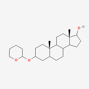 (8xi,9xi,14xi)-3-(tetrahydro-2H-pyran-2-yloxy)androstan-17-ol