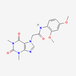 N-(2,4-dimethoxyphenyl)-2-(1,3-dimethyl-2,6-dioxo-1,2,3,6-tetrahydro-7H-purin-7-yl)acetamide