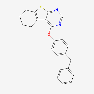 4-(4-Benzylphenoxy)-5,6,7,8-tetrahydro[1]benzothieno[2,3-d]pyrimidine