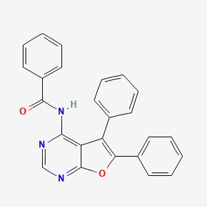 N-(5,6-diphenylfuro[2,3-d]pyrimidin-4-yl)benzamide