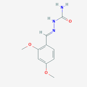 molecular formula C10H13N3O3 B11648461 2,4-Dimethoxybenzaldehyde semicarbazone 