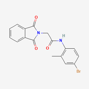 N-(4-bromo-2-methylphenyl)-2-(1,3-dioxoisoindol-2-yl)acetamide