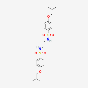 N,N'-ethane-1,2-diylbis[4-(2-methylpropoxy)benzenesulfonamide]