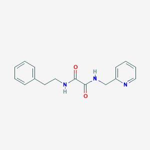 N-(2-phenylethyl)-N'-(pyridin-2-ylmethyl)ethanediamide