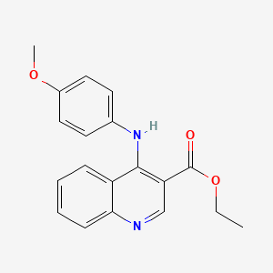 Ethyl 4-[(4-methoxyphenyl)amino]quinoline-3-carboxylate