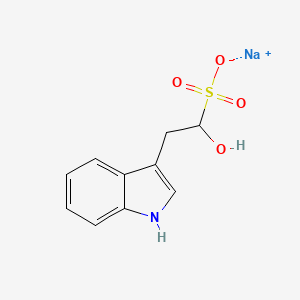 molecular formula C10H10NNaO4S B1164889 3-Indole-3-acetaldehyde sodium bisulfite CAS No. 20095-27-6