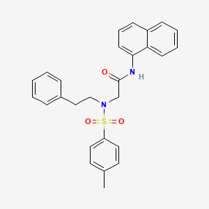 N-(Naphthalen-1-YL)-2-[N-(2-phenylethyl)4-methylbenzenesulfonamido]acetamide