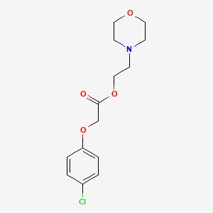 molecular formula C14H18ClNO4 B11648972 2-morpholin-4-ylethyl 2-(4-chlorophenoxy)acetate CAS No. 34812-32-3