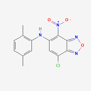 7-chloro-N-(2,5-dimethylphenyl)-4-nitro-2,1,3-benzoxadiazol-5-amine