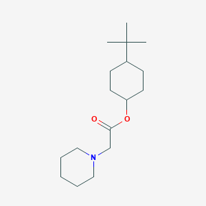 (4-Tert-butylcyclohexyl) 2-piperidin-1-ylacetate