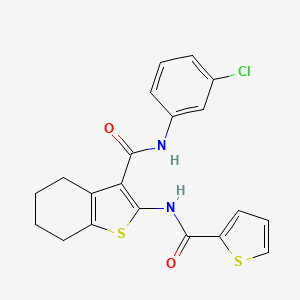 N-(3-chlorophenyl)-2-[(thiophen-2-ylcarbonyl)amino]-4,5,6,7-tetrahydro-1-benzothiophene-3-carboxamide