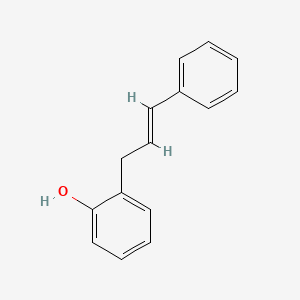 molecular formula C15H14O B11649223 2-[(2E)-3-phenylprop-2-en-1-yl]phenol 