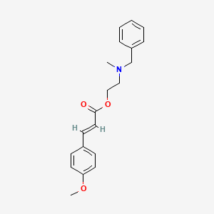 2-[benzyl(methyl)amino]ethyl (2E)-3-(4-methoxyphenyl)prop-2-enoate