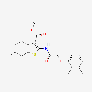 Ethyl 2-{[(2,3-dimethylphenoxy)acetyl]amino}-6-methyl-4,5,6,7-tetrahydro-1-benzothiophene-3-carboxylate