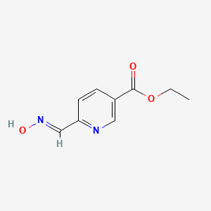 molecular formula C9H10N2O3 B11649319 ethyl 6-[(E)-(hydroxyimino)methyl]pyridine-3-carboxylate 